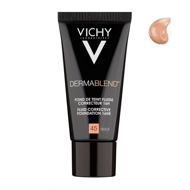 Vichy Dermablend Base Fluida Cor 45 Gold 30ml