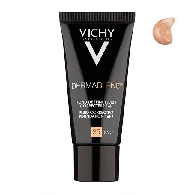 Vichy Dermablend Fond Teint Base Fluida Cor 35 Sand 30ml