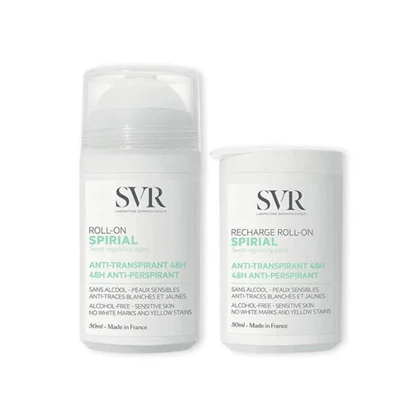 SVR Spirial Duo Roll-On Anti-Perspirant Deodorant 2x50ml