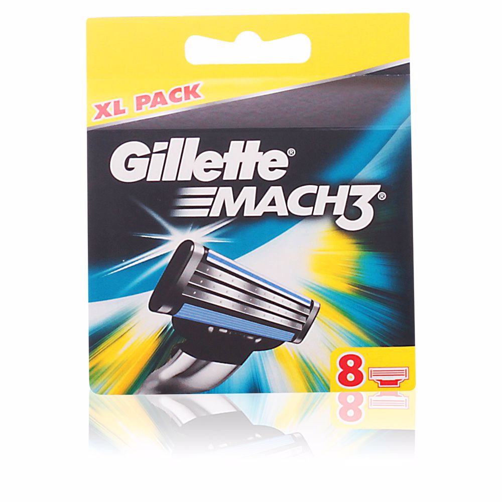 Gillette MACH 3 carregador 8 peças sobresselentes
