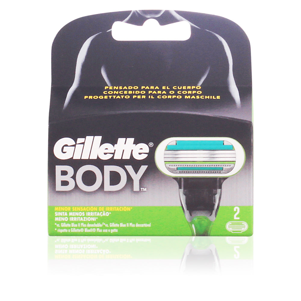 Gillette BODY carregador 2 recargas