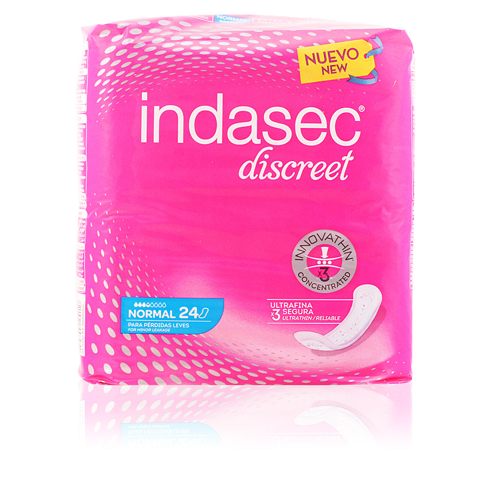 Indasec Discreet Compressa Incontinência Normal 24 unidades