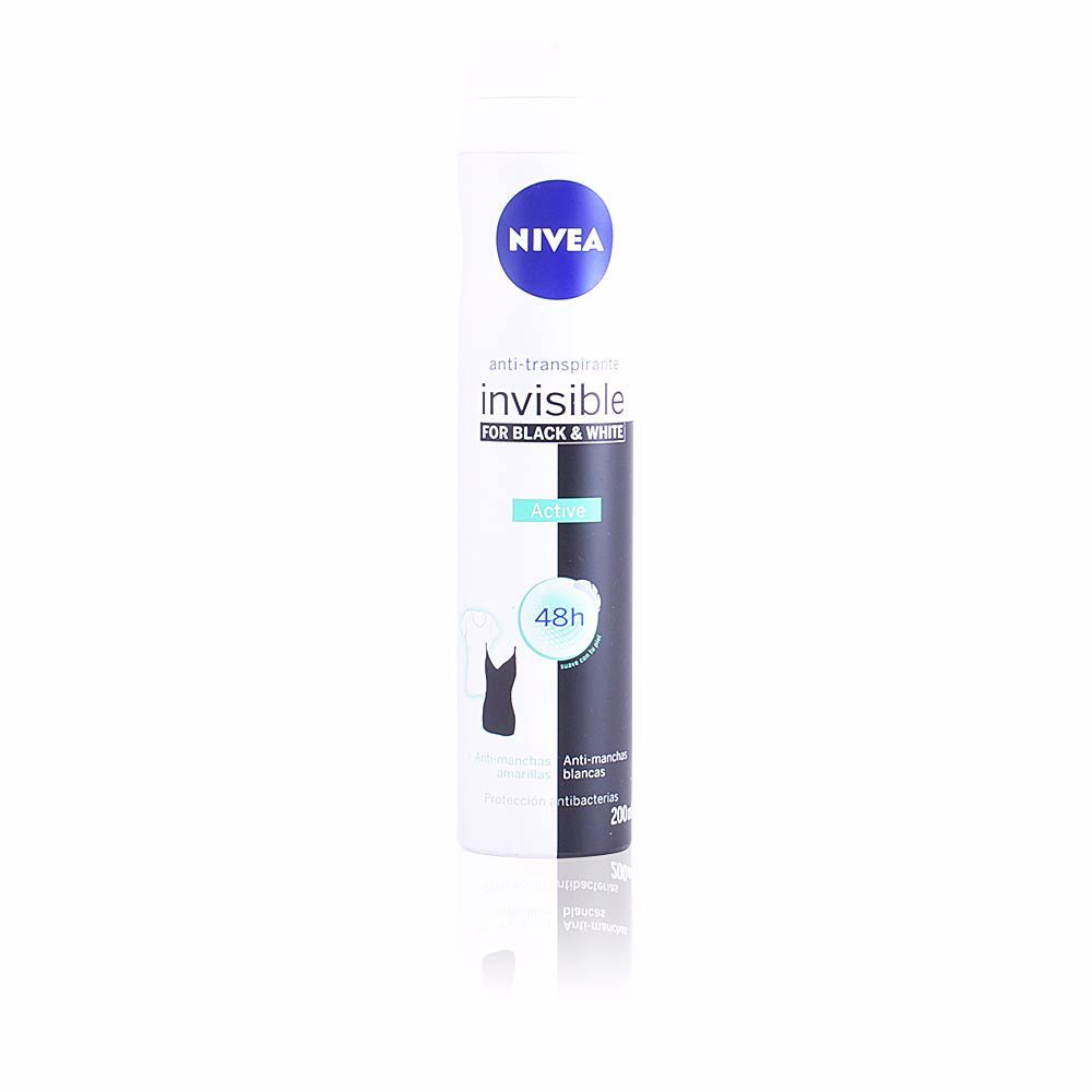Nivea BLACK and WHITE INVISIBLE ACTIVE desodorizante spray 200 ml