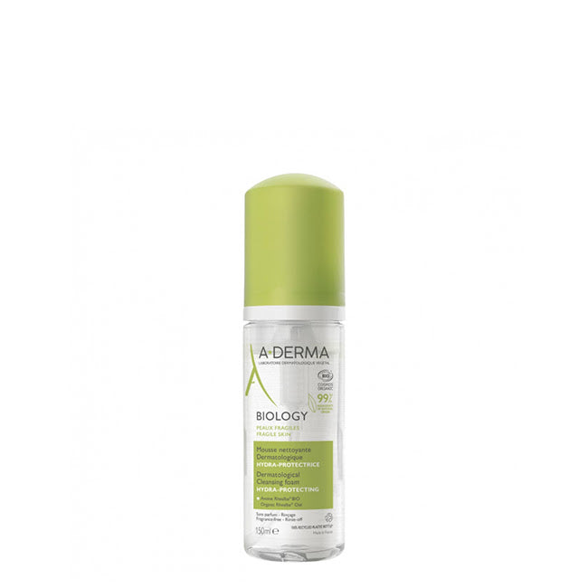 Espuma limpiadora hidraprotectora A-Derma Biology 150 ml