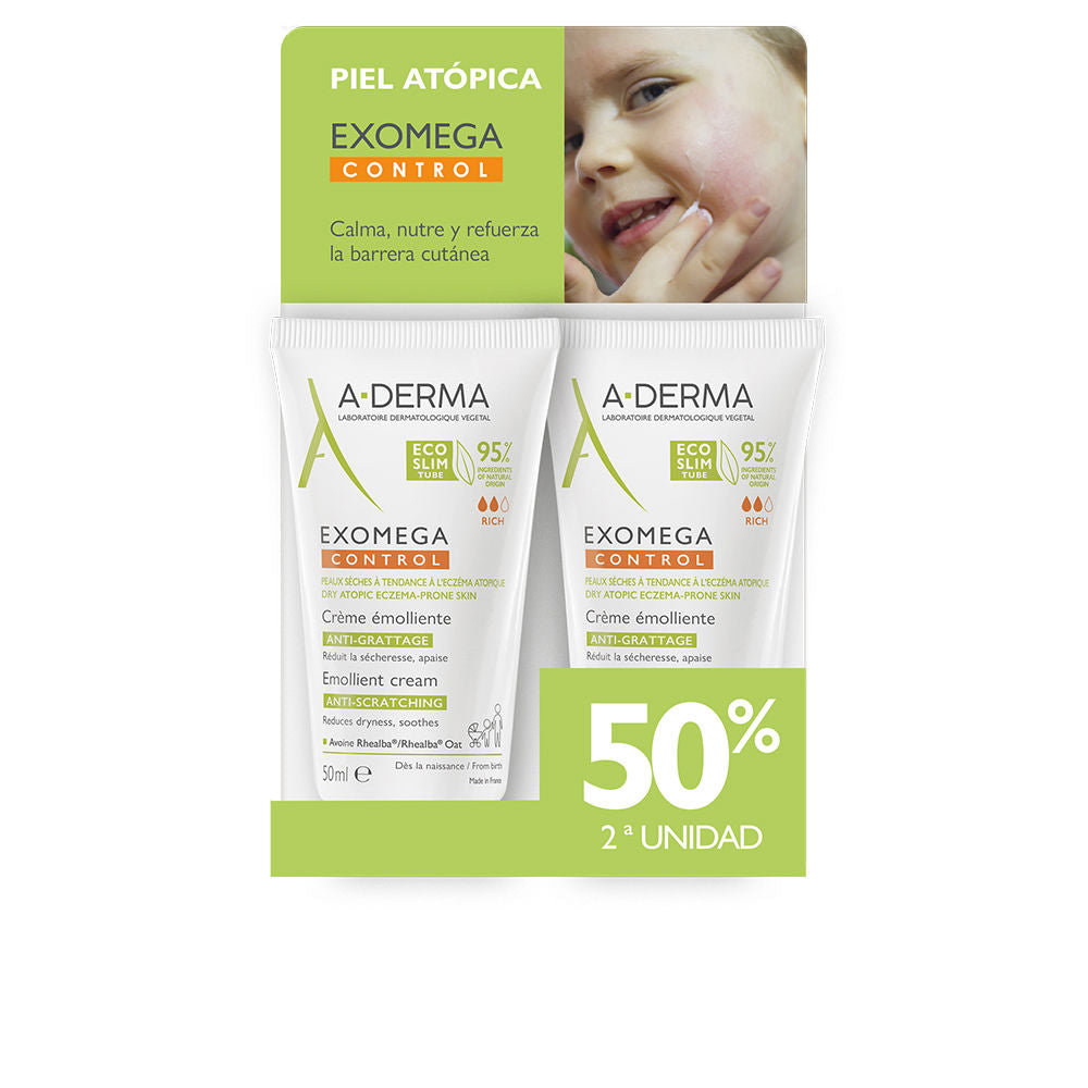 A-Derma Exomega Control Emollient Cream Duo 2x50ml