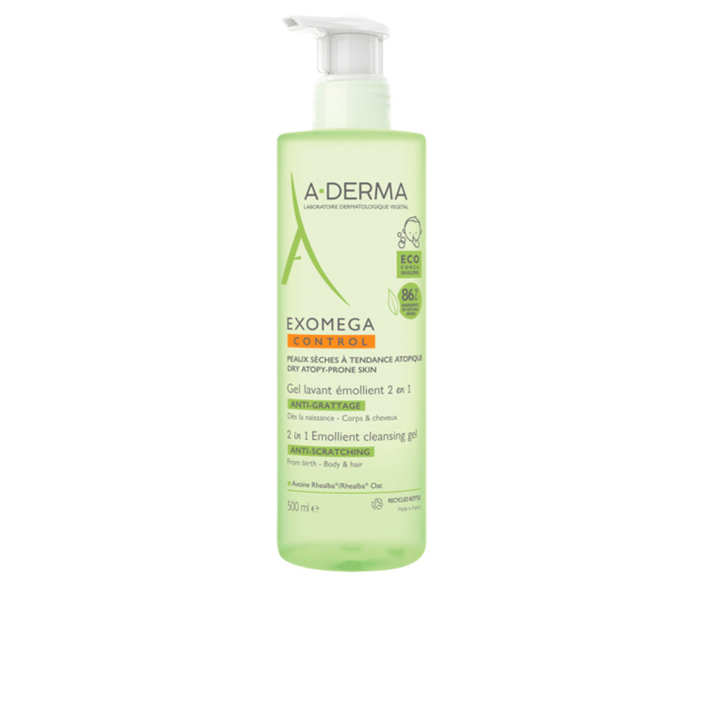 A-Derma Exomega Control Emollient Gel 2In1 500ml
