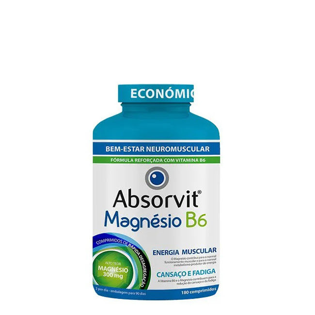 Absorvit Magnésio B6 Comprimidos x180