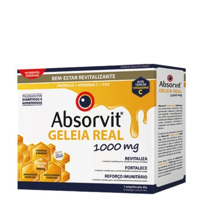 Ampollas de Jalea Real Absorvit 20x10 ml