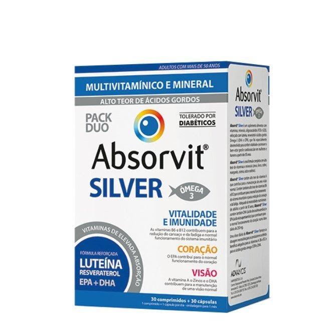 Absorvit Silver Duo Comprimidos x30 + Cápsulas x30