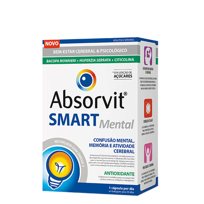 Absorvit Smart Mental Cápsulas x30