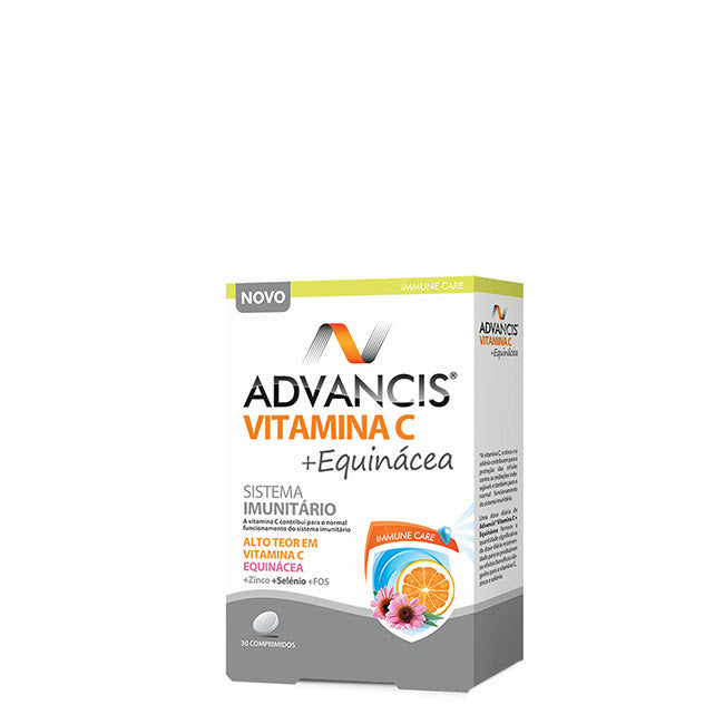 Tabletas de vitamina C + equinácea Advancis x30