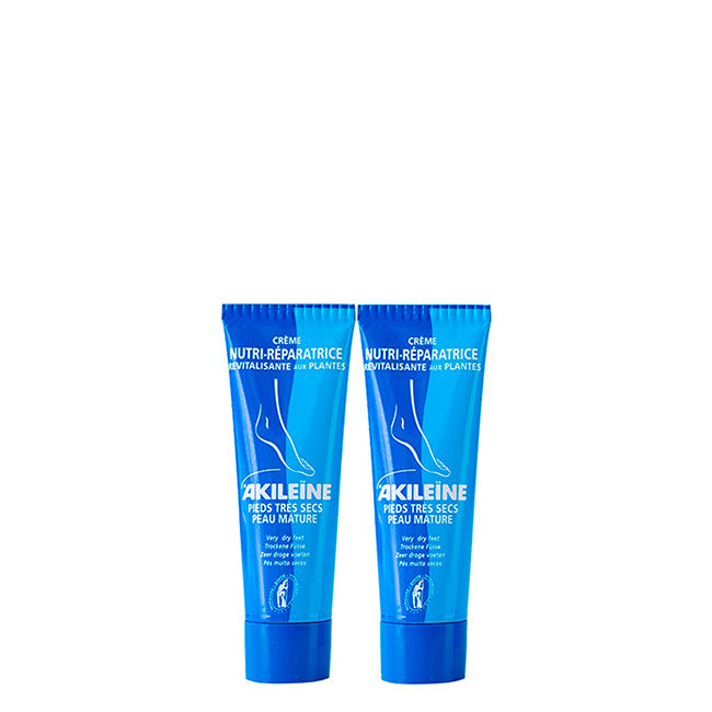 Akileine Creme Nutri Reparador Pés Secos Duo 2x50ml