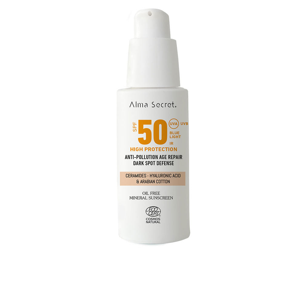 Alma Secret Solar Age Repair Tinted Facial Cream SPF50 Sand Tone 50ml