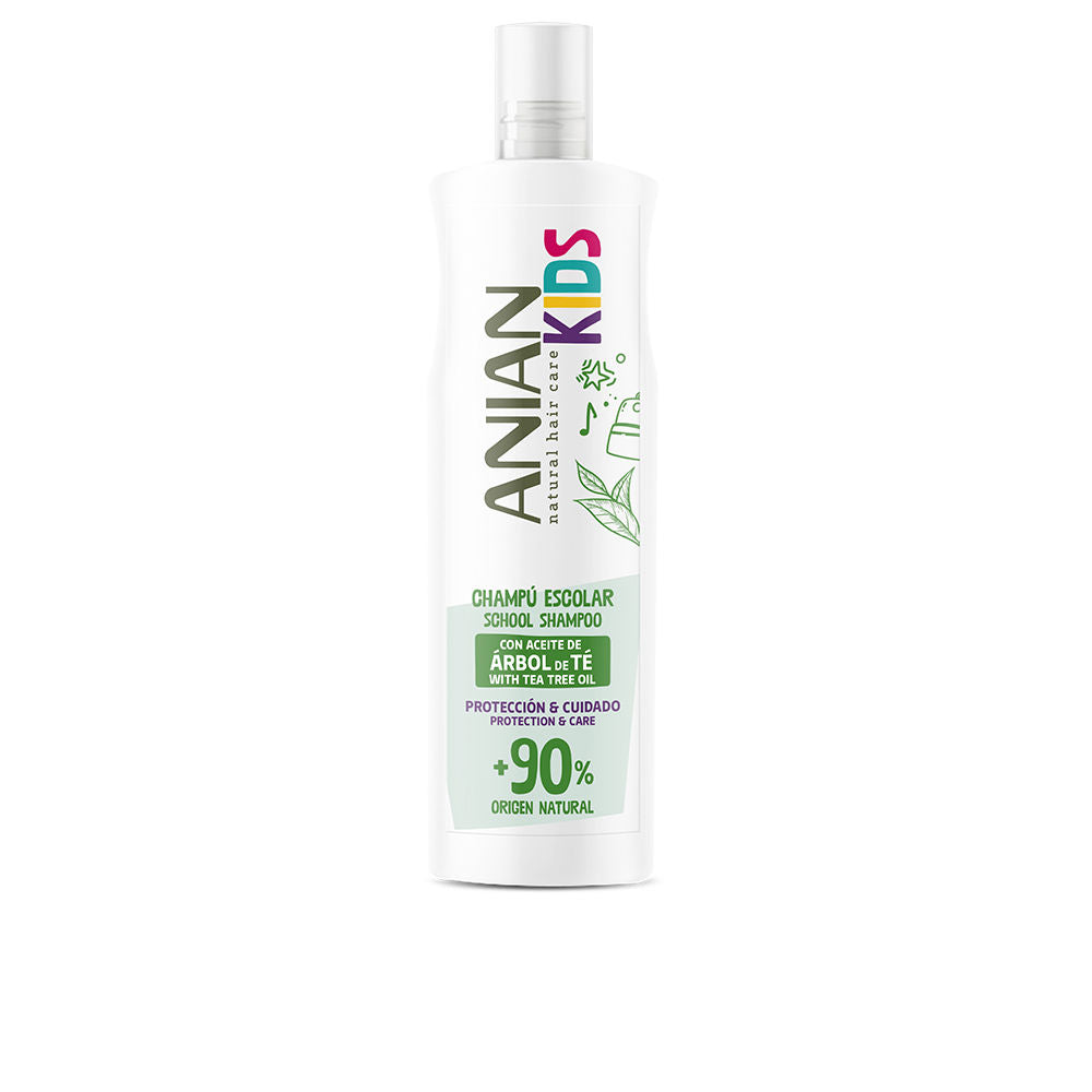Champú escolar con aceite de árbol de té para niños Anian 400 ml