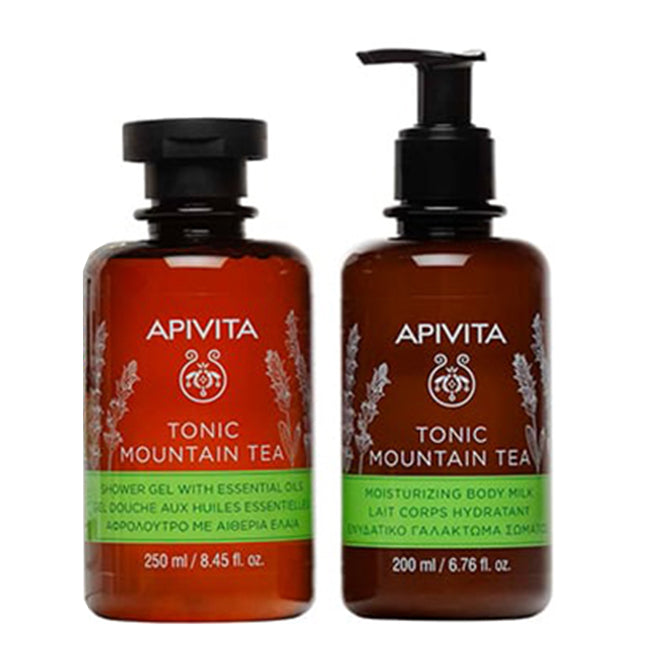 Apivita Mountain Tea Set Delicias Corporales Revitalizantes