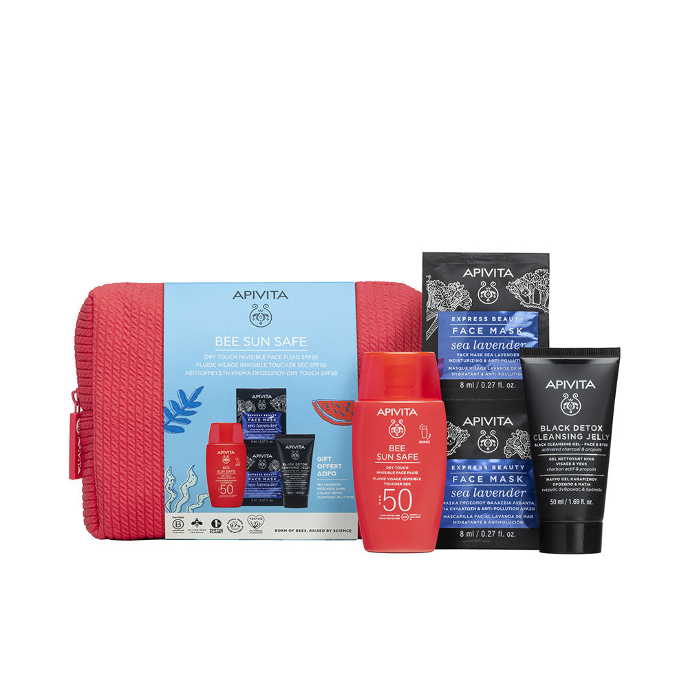 Apivita Bee Sun Safe Pack Dry Touch Invisible Fluid Spf50