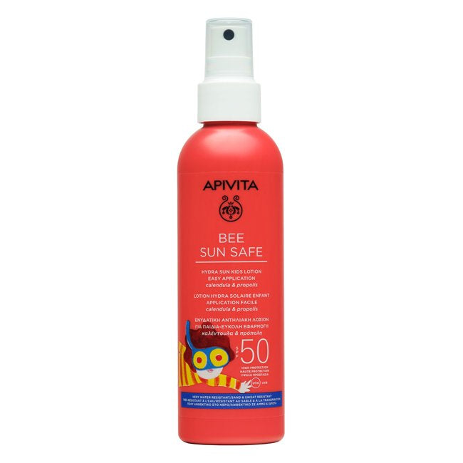 Apivita bee sun safe hydra sun loción spray para niños spf 50 200 ml