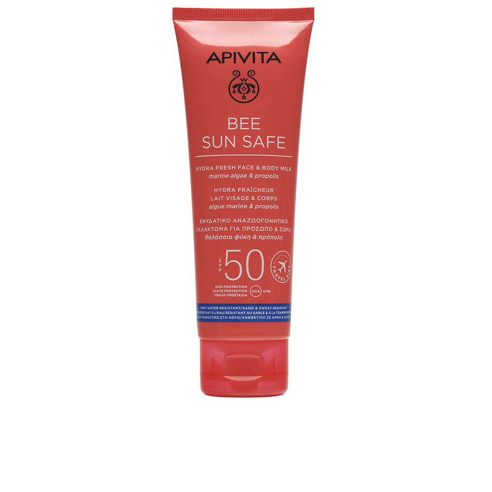 Apivita bee sun safe hydra fresh leche para rostro y cuerpo spf 50 100 ml