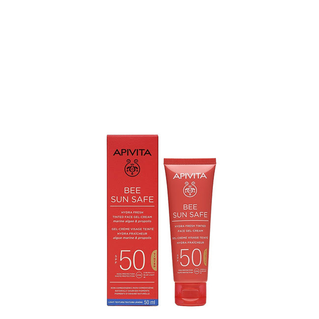 Apivita Bee Sun Safe Hydra Fresh Getönte Creme LSF50 50ml