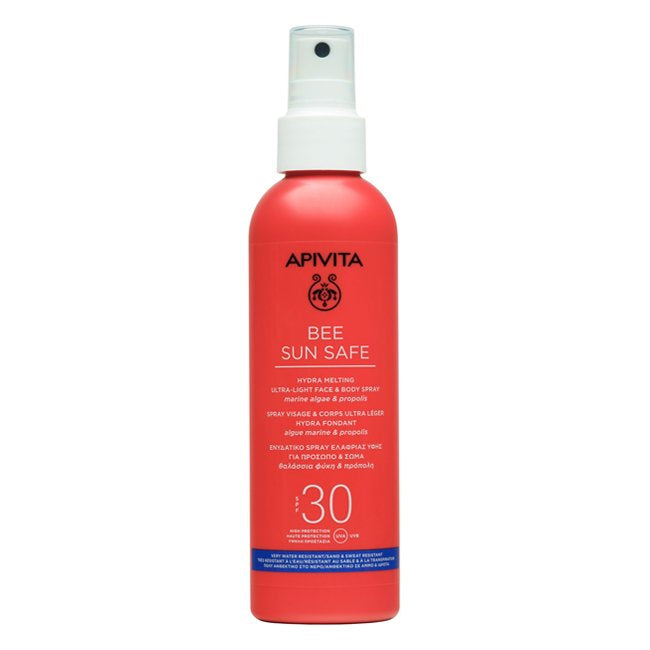 Apivita Bee Sun Safe Spray Hydra Melting Ultra Ligero Facial & Corporal Spf30 200 ml
