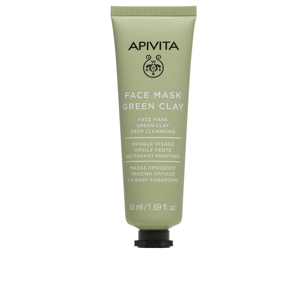Apivita Máscara Facial de Limpeza Profunda de Argila Verde 50ml