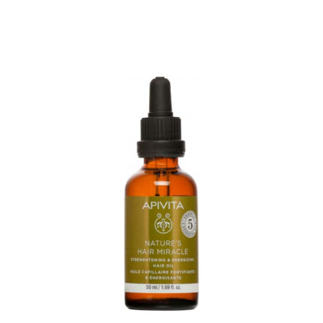 Apivita Aceite Pre Champú Energizante Fortificante 50ml
