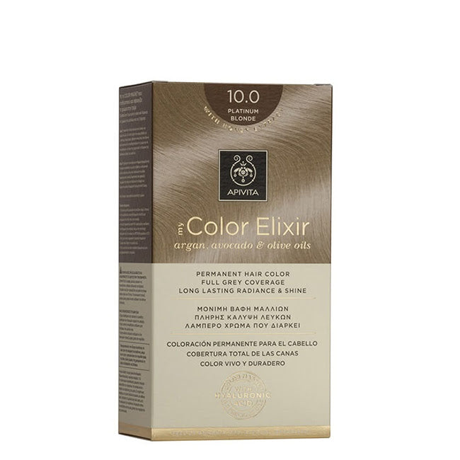 Apivita My Color Elixir Coloração Permanente Cor 10.0 Loiro Platinado