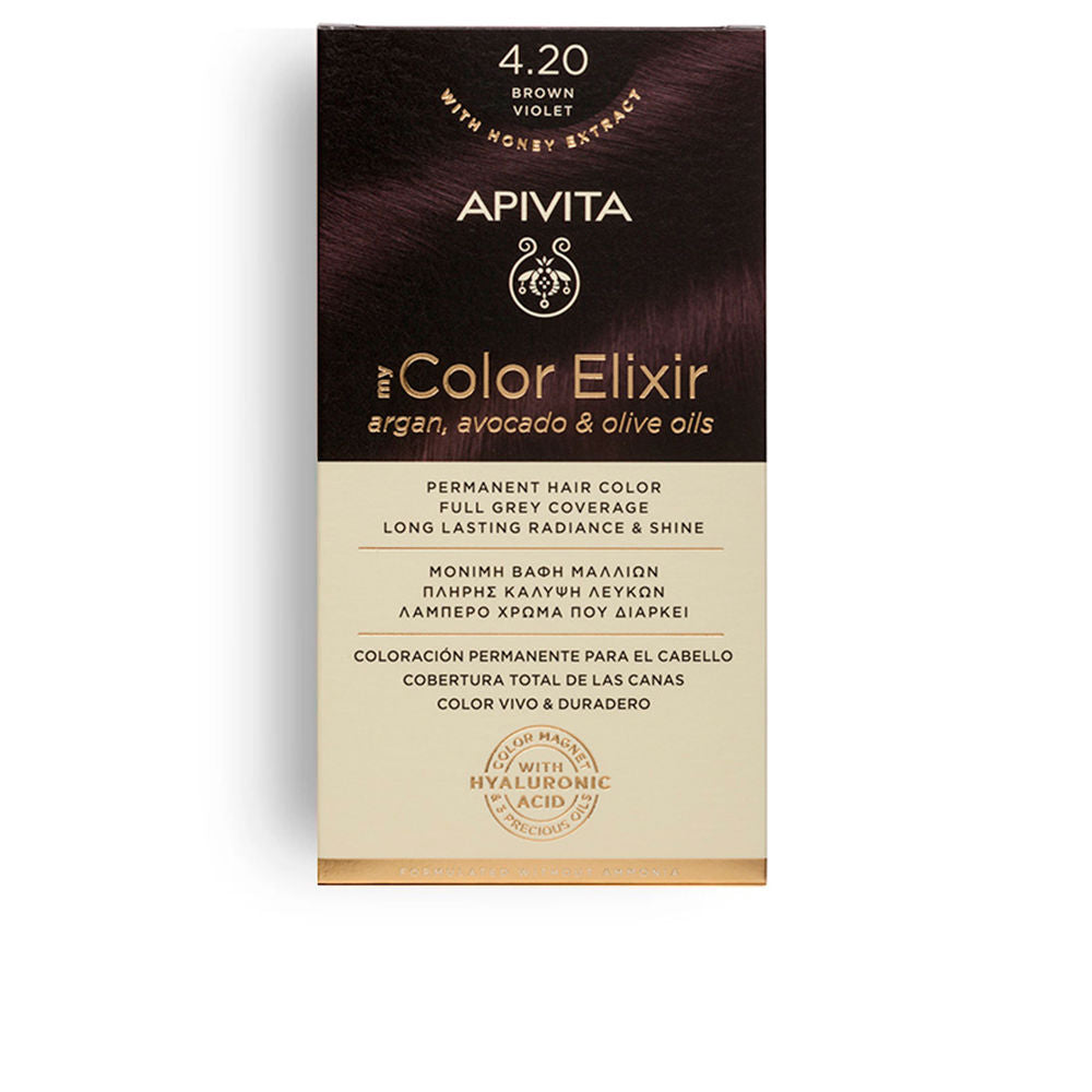 My color elixir coloración permanente #4.20 1 u