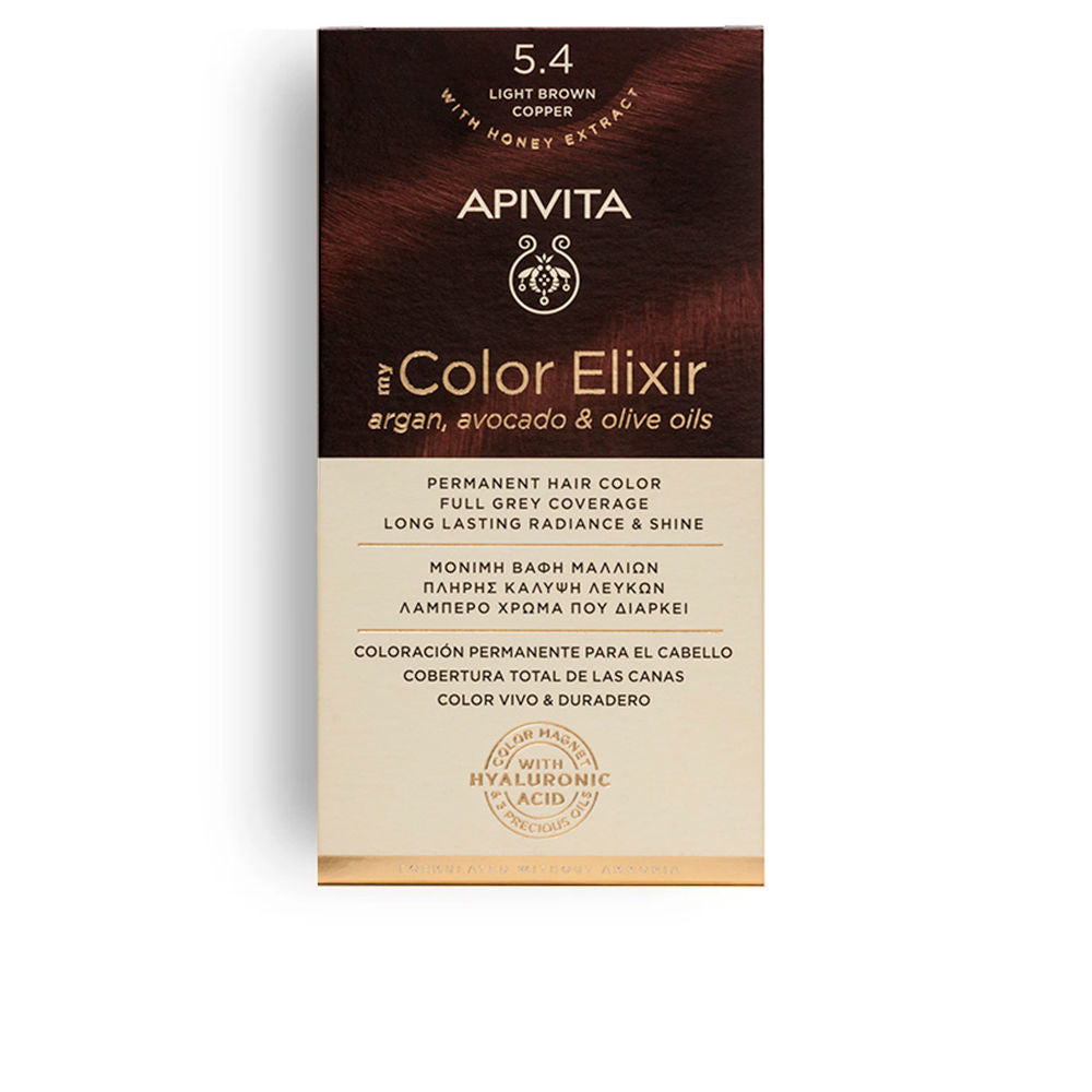My color elixir coloración permanente #5.4 1 u