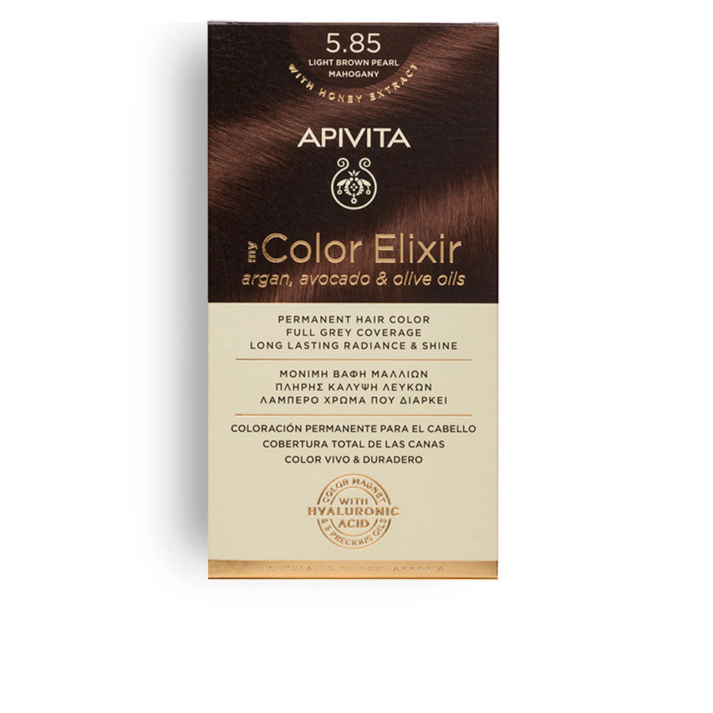 My color elixir coloración permanente #5.85 1 u