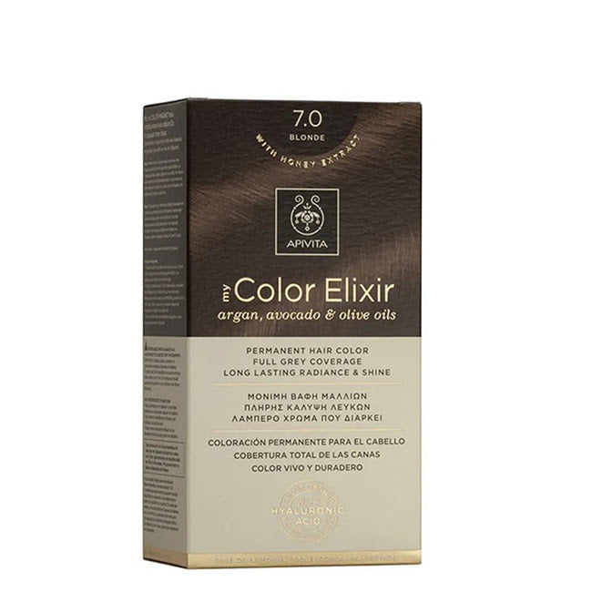 Apivita My Color Elixir Tinta Capelli Permanente 7.0 Biondo