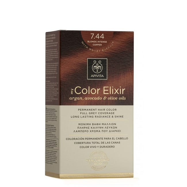 My color elixir coloración permanente #7.44 1 u