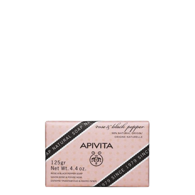 Apivita Sabonete Rosa e Pimenta do Reino 125 g