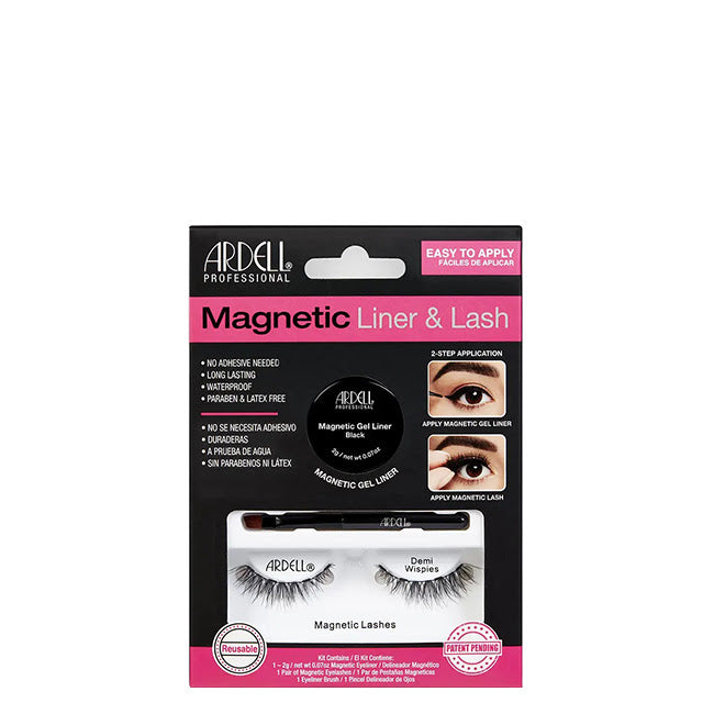 Ardell Magnetic Liner & Lash Demi Wispies Liner + Pestanas Falsas