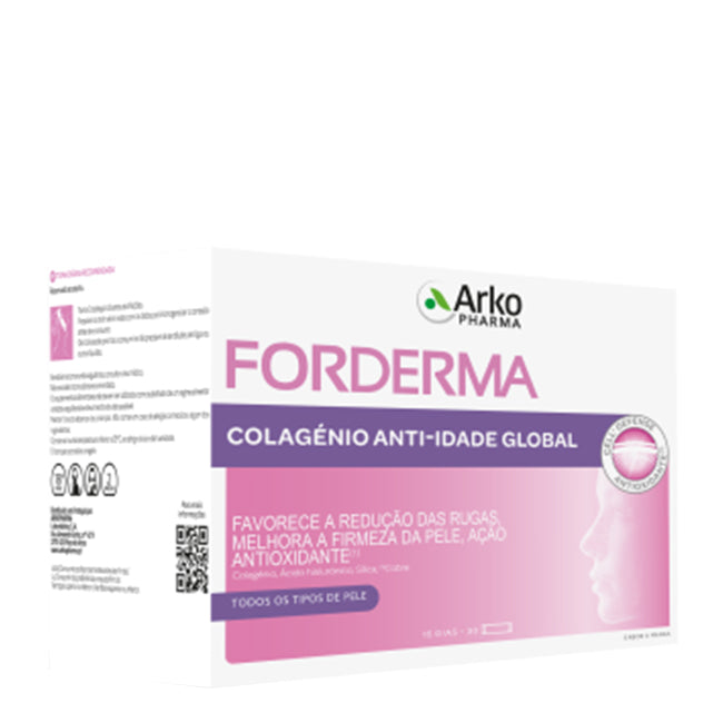 Arkopharma Forderma Global Colágeno Antienvejecimiento Sobres x30