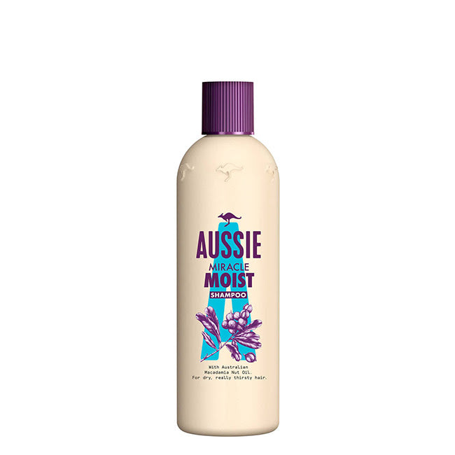 Aussie Miracle Moist Shampoo Hidratante Cabelos Secos 300ml