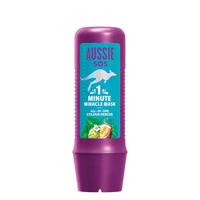 Mascarilla reparadora de color Aussie SOS 1 Minute Miracle 250 ml
