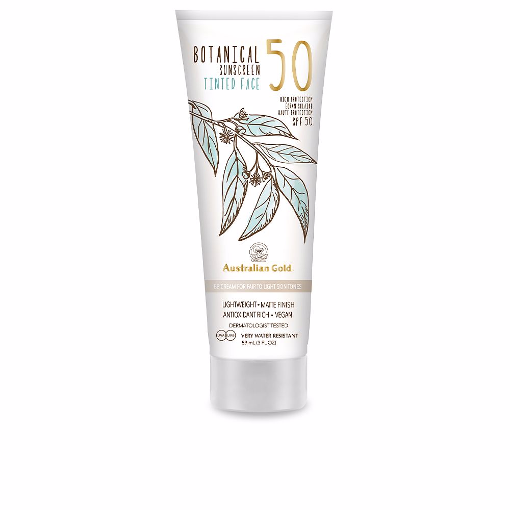 Australian Gold Botanical SPF50 Tinted Face Fair-Light 88ml