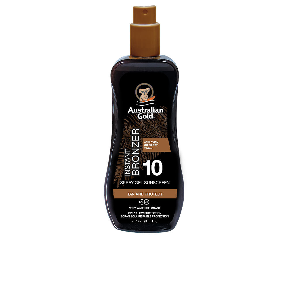 Spf 10 spray gel with bronzer 237ml