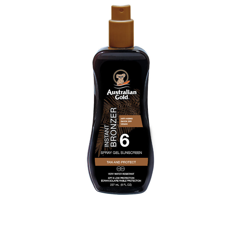 Gel bronceador instantáneo en aerosol FPS 6 de Australian Gold, 237 ml