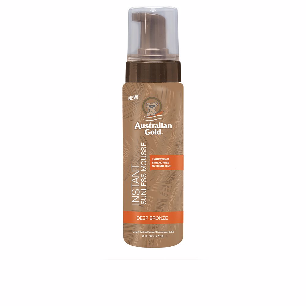 Mousse de color bronce intenso instantáneo sin sol Australian Gold, 177 ml