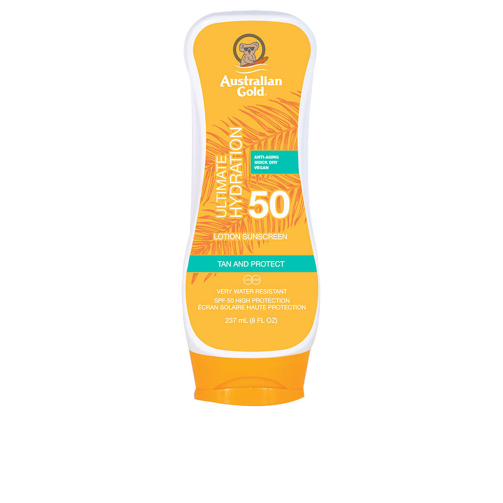 Loción solar hidratante Ultimate Hydration de Australian Gold FPS 50, 237 ml