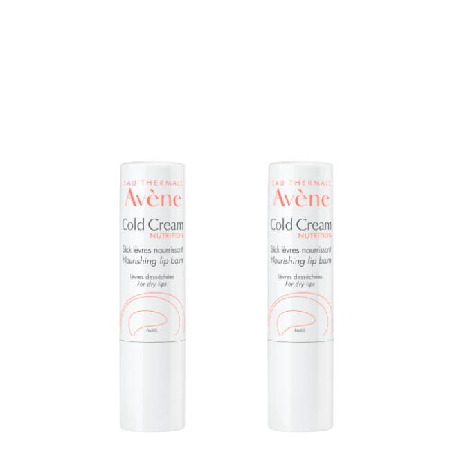 Bálsamo labial Avène Cold Cream Duo 2x4 g