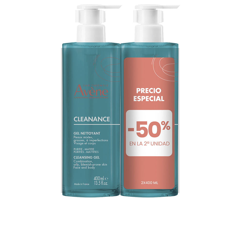 Avene Duo Cleanance Gel Limpiador 400+400ml – imagen 2