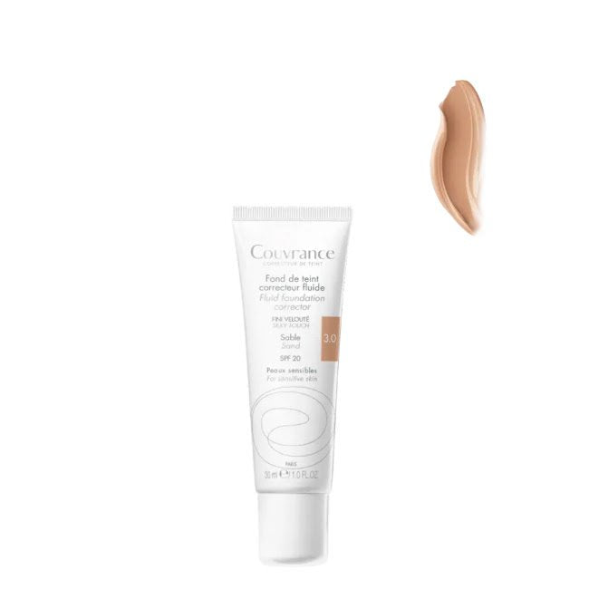 Avène Couvrance Base de Maquillaje Fluida Color 3 Arena 30ml