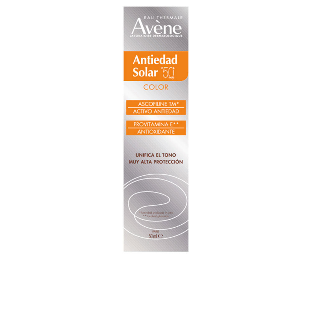 Avène Solar SPF50+ Antiedad con color 50 ml