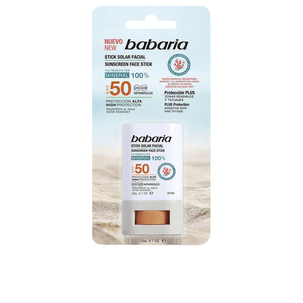 Babaria Mineral Sunscreen Facial Stick SPF50 20g
