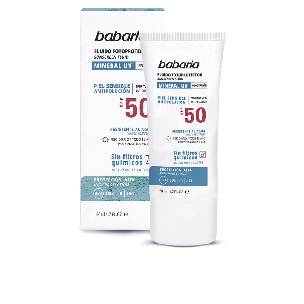 Babaria Sun Mineral UV Facial Fluid SPF50 50ml