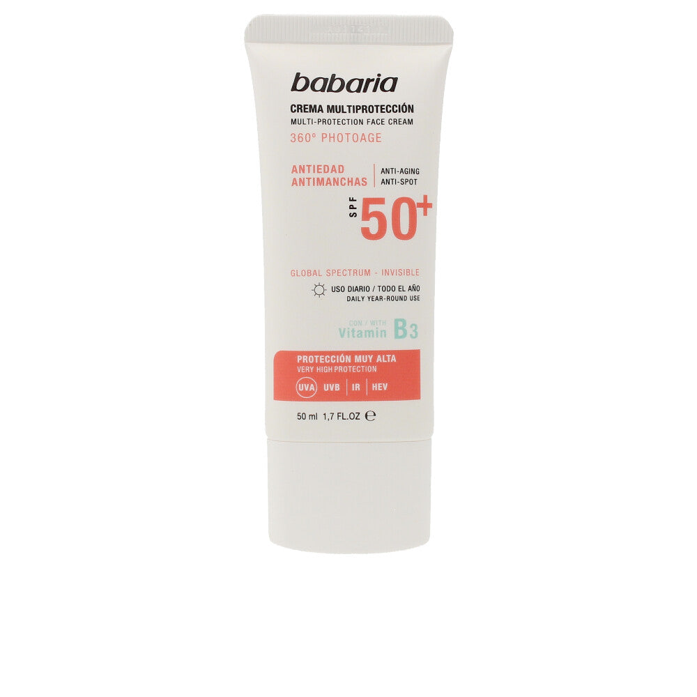 Babaria Sun Multi-Protection Anti-Dark Spots Cream SPF50+ 50ml