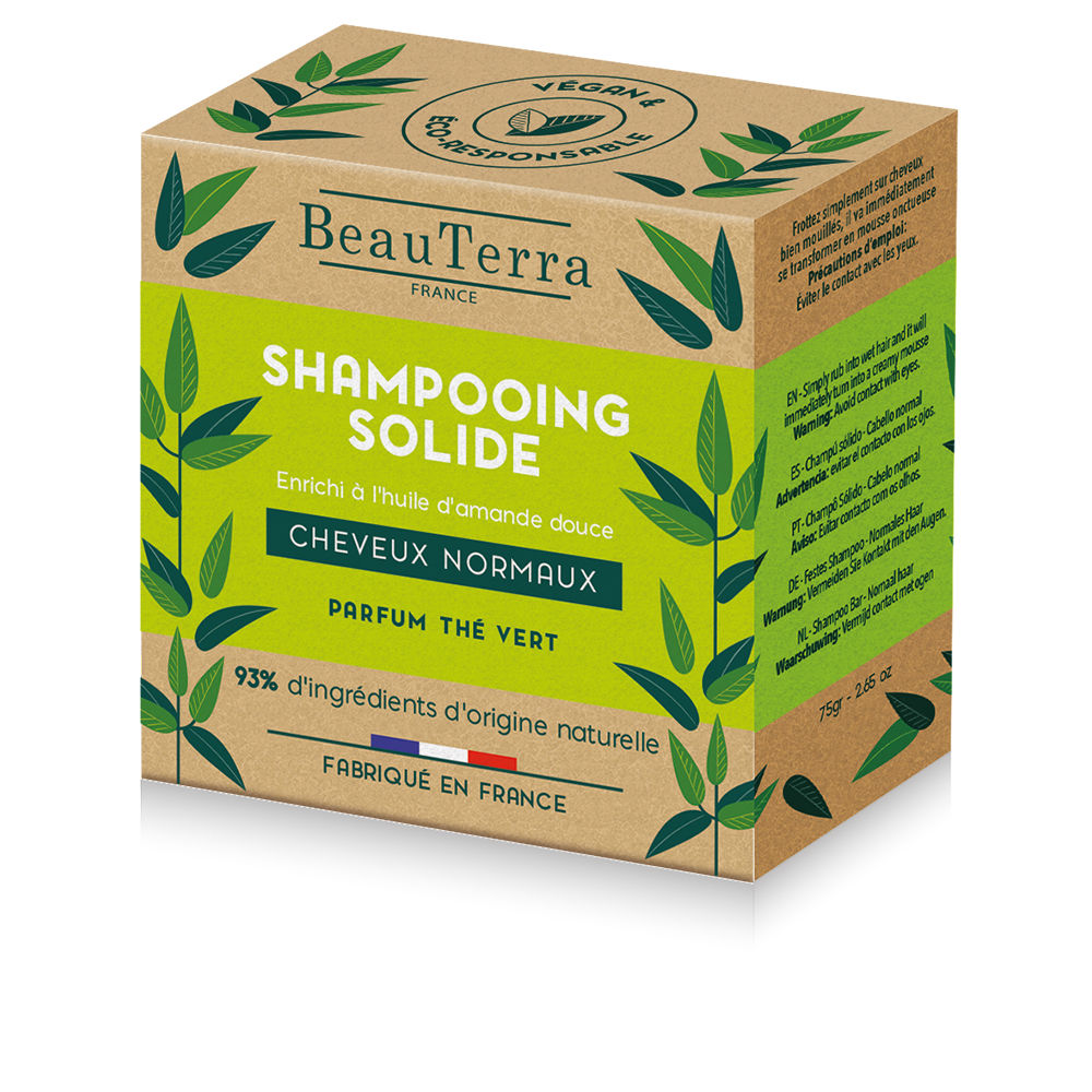 Beauterra Champô Sólido de Chá Verde 75g